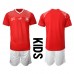 Billige Sveits Hjemmetrøye Barn VM 2022 Kortermet (+ korte bukser)